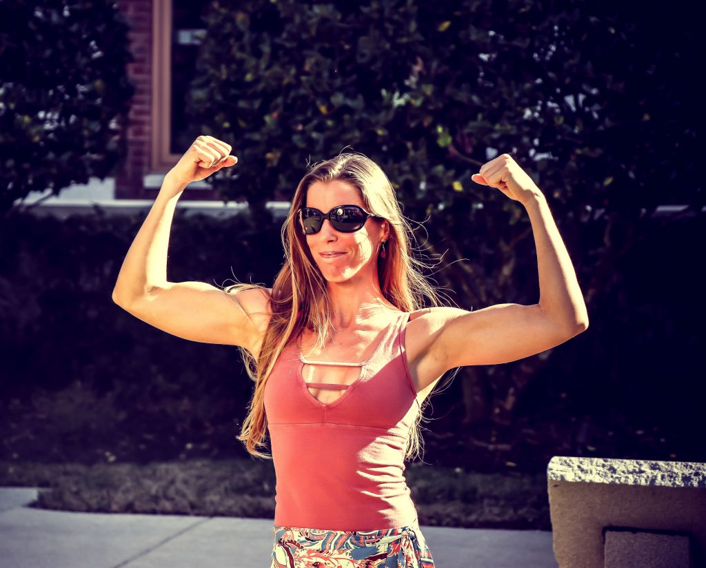 woman with muscles
